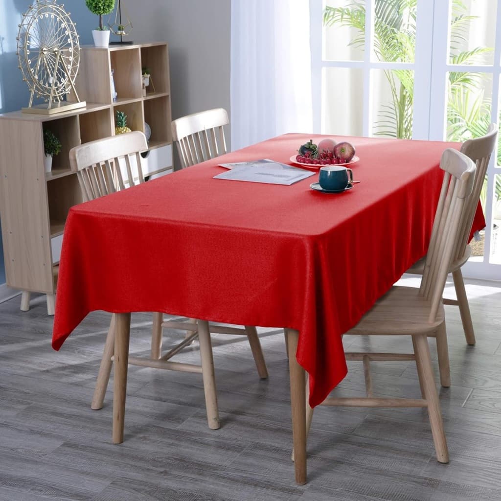 Toalha de Mesa Vermelha Natalina 2.70m X 0.75cm