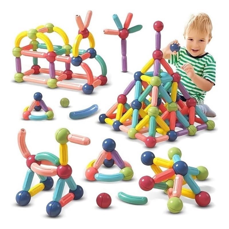 briquedo magnetco criativo Agnetic Stick Building Blocks Game Magnets Children's Set