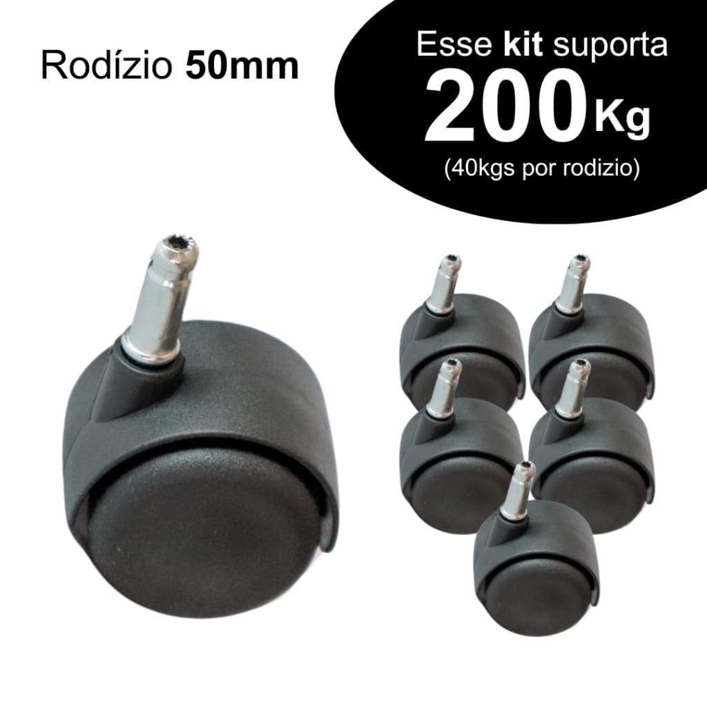Rodinhas Anti Risco Rodízio Cadeira Escritório Móveis