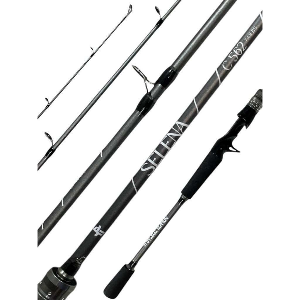 Vara Pesca Selena 1,80m/1,65m 7-14lbs Carretilha Albatroz 2 Partes