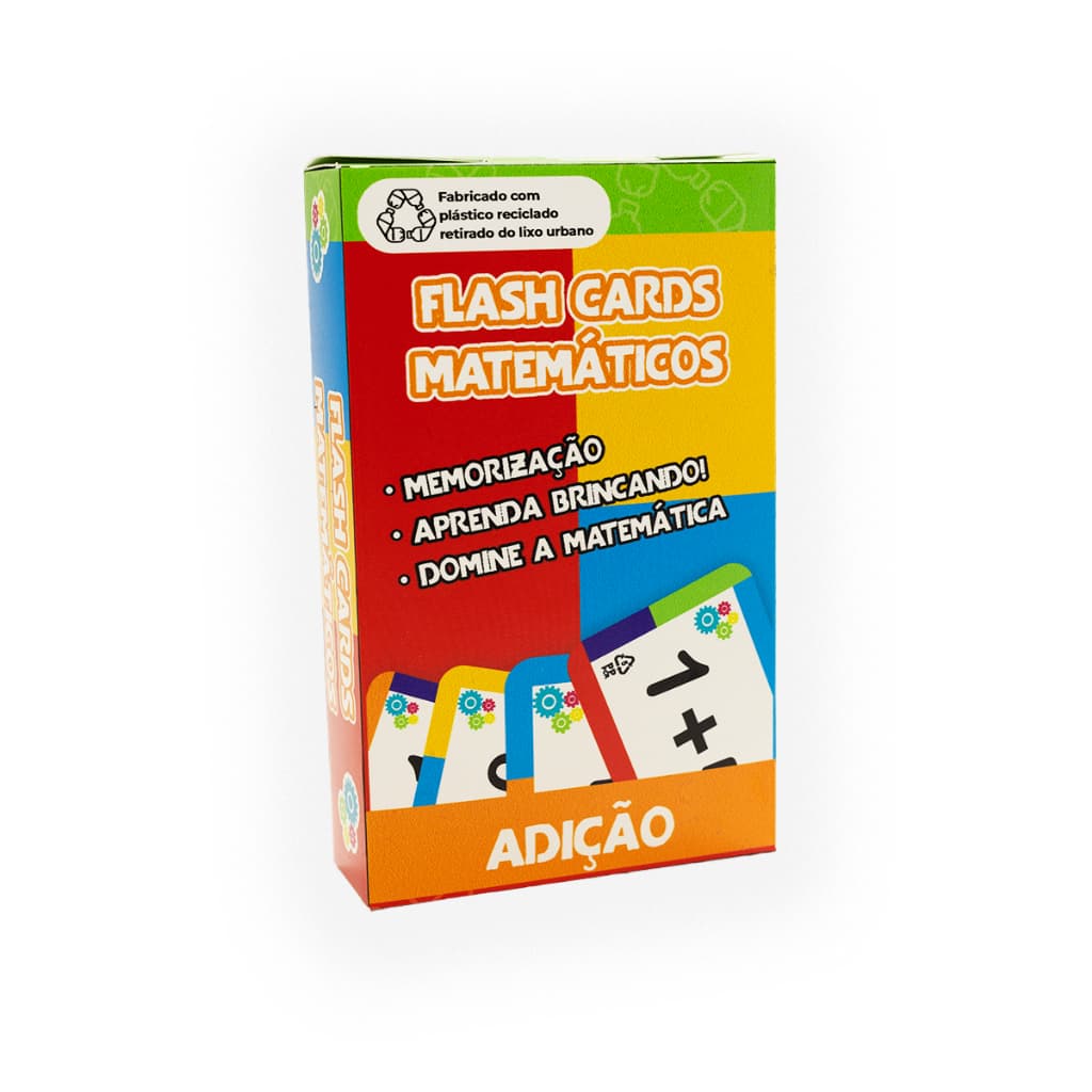 Jogo pedagógico Matemático de Cartas Educacional 52 Cartas Adição