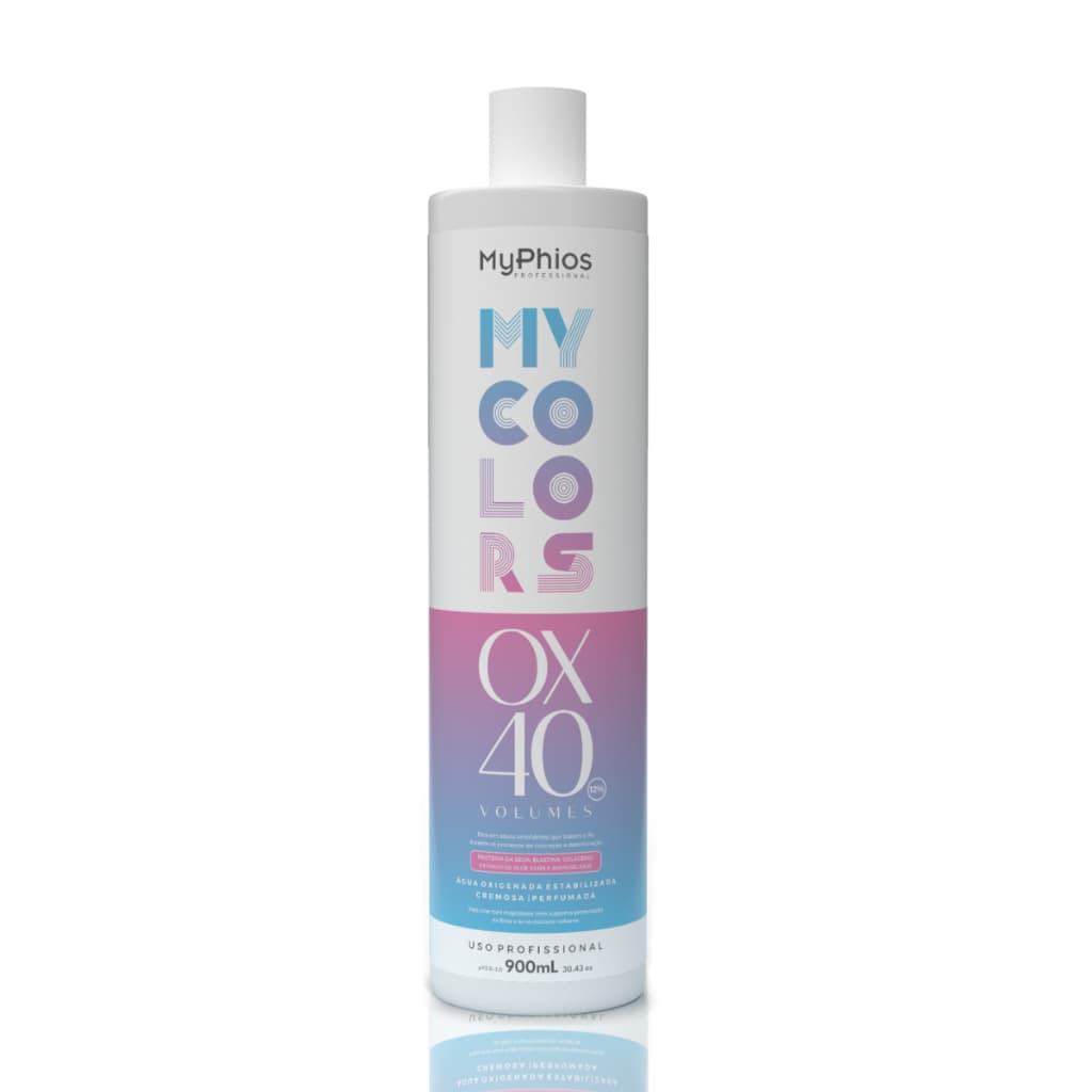 Água Oxigenada 40 Volumes MyColors 900ml MyPhios Profissional