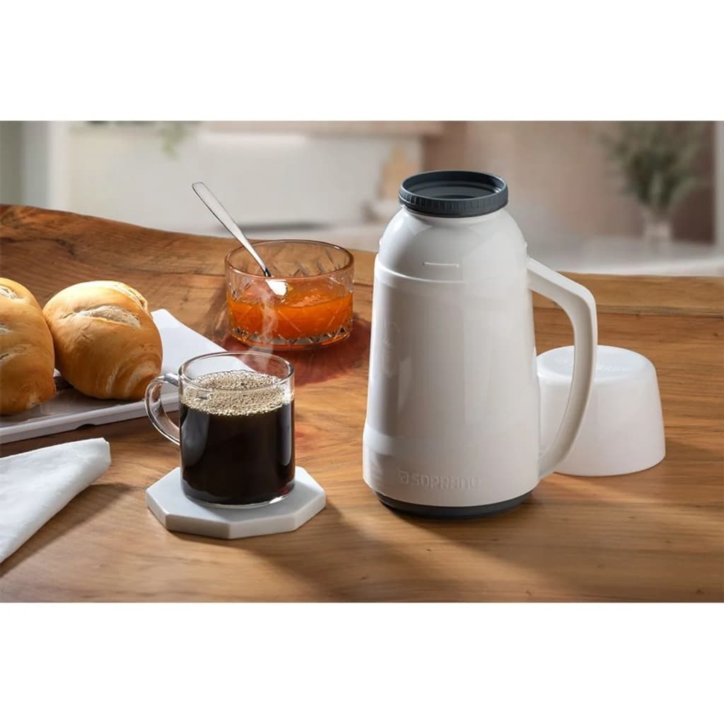 Garrafa Termica Para Chá Café 1 Litro ou 500ml Cristal - Soprano