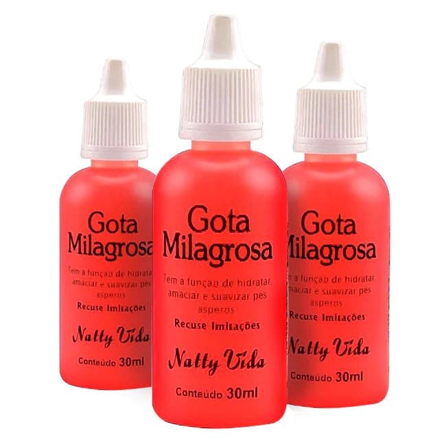 Kit 3 Loção Gota Milagrosa: Hidratação e Suavidade dos Pés