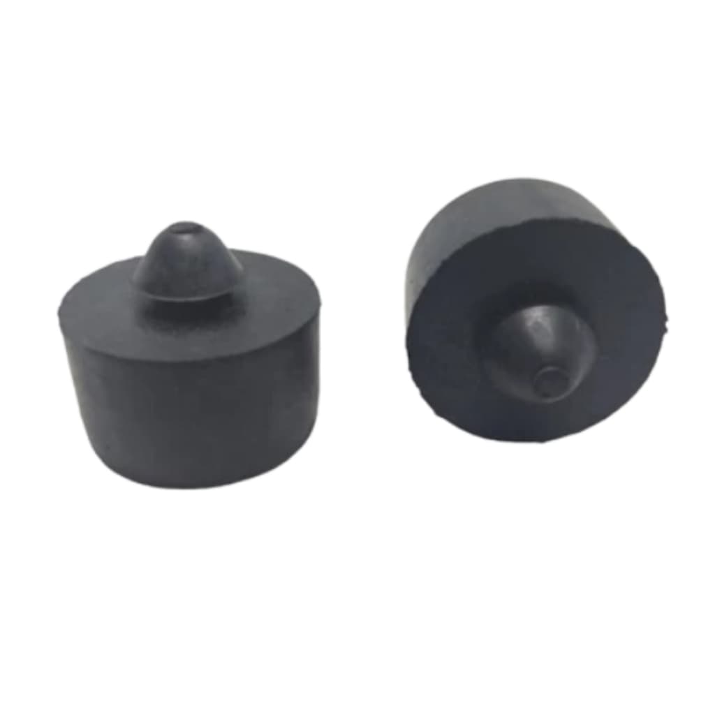 Par De Coxim Borracha Fixação Assento Redondo Honda Pop 100 110
