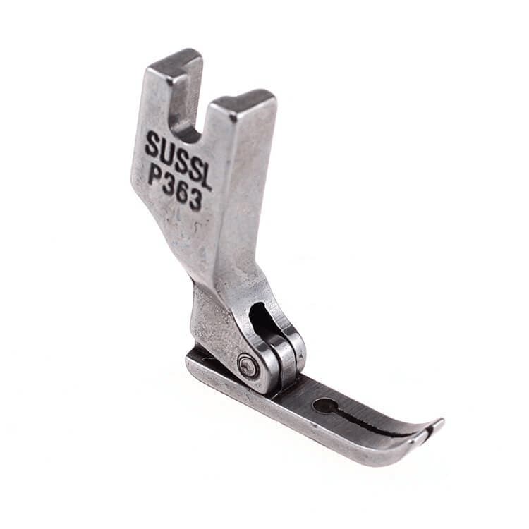 Calcador Sapata de Reta Industrial para Pregar Zíper Estreito P363