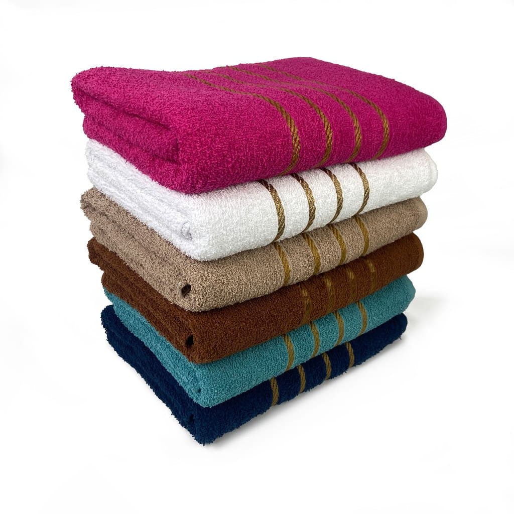 Kit C/3 Toalhas Toalha Banho Grande Felpuda Algodão 70 x 130 cm