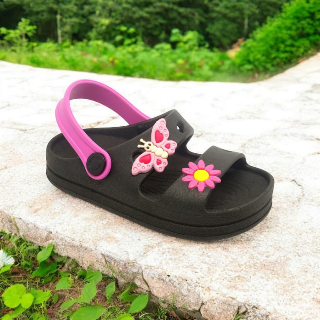 Sandália Menina Babuche Chinelo Criança Delicada Bebe Macio e Leve