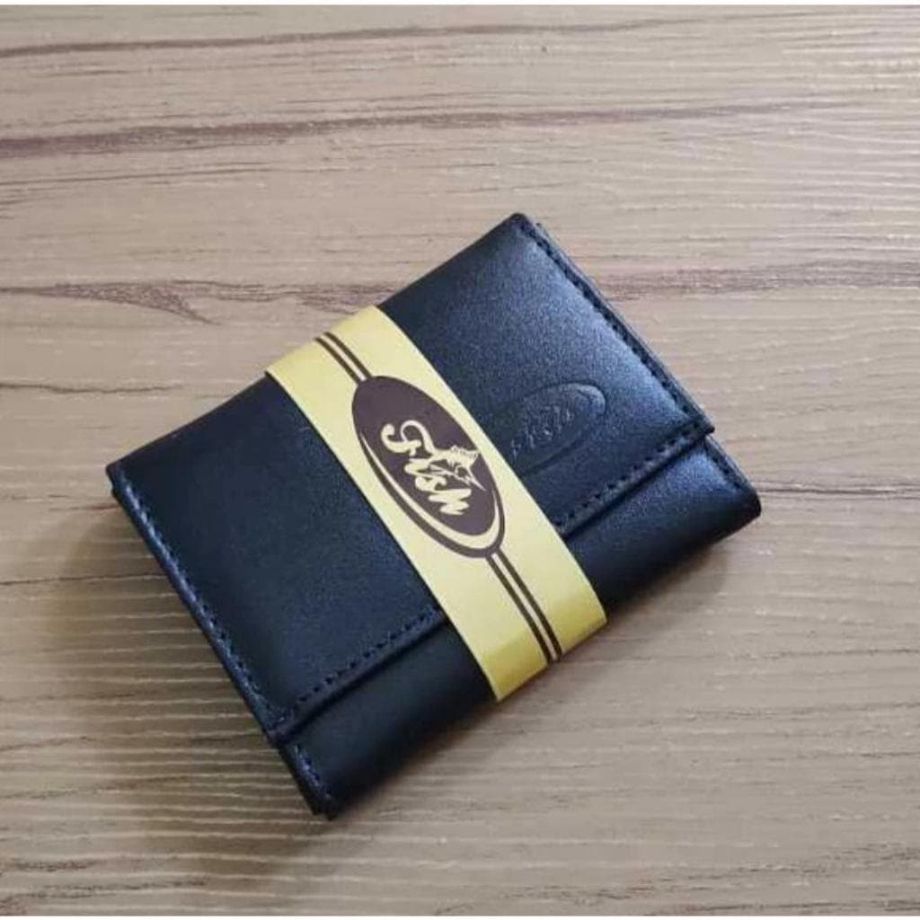 Carteira Masculina Velcro Couro Legítimo Luxo Cartões CNH Cédulas