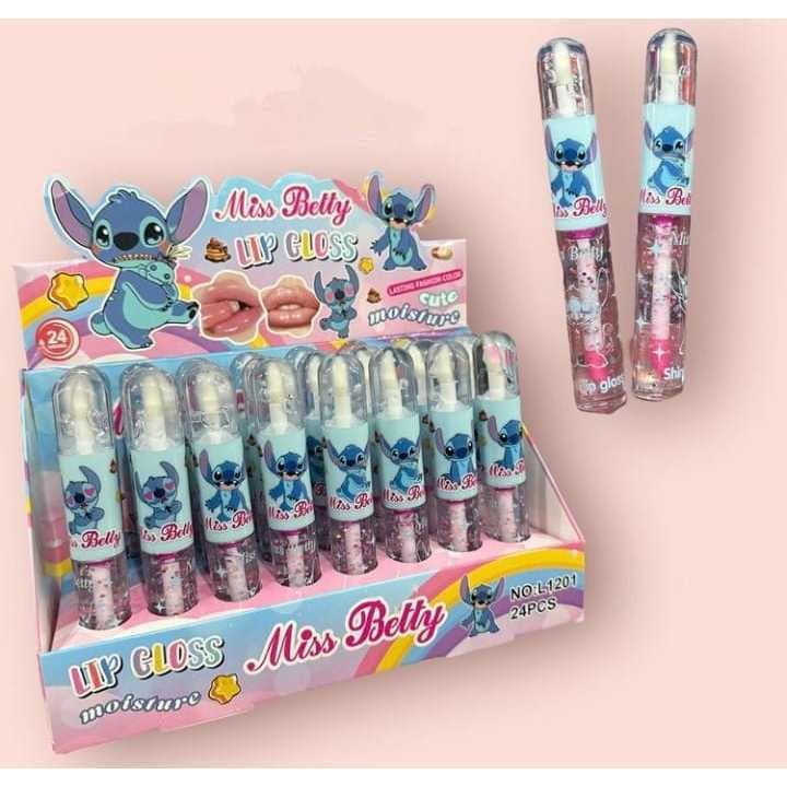 Lip Gloss Personagem Stitch Disney