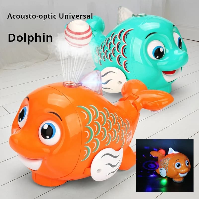 Peixinho Equilibra Bolinha Bate E Volta Com Luz E Música PILHA INCLUSA