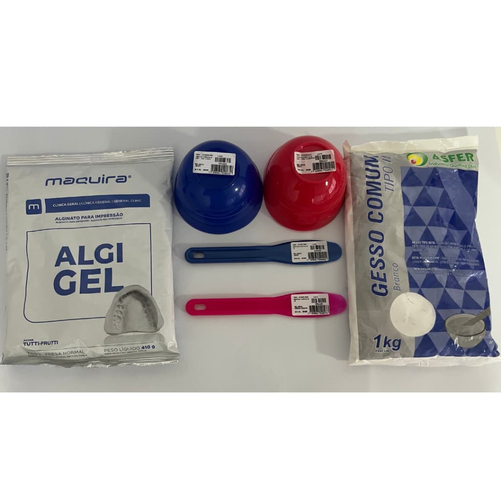 Kit de Moldagem Artesanal de Pés e Mãos - Bebê, Adulto e Odontologia