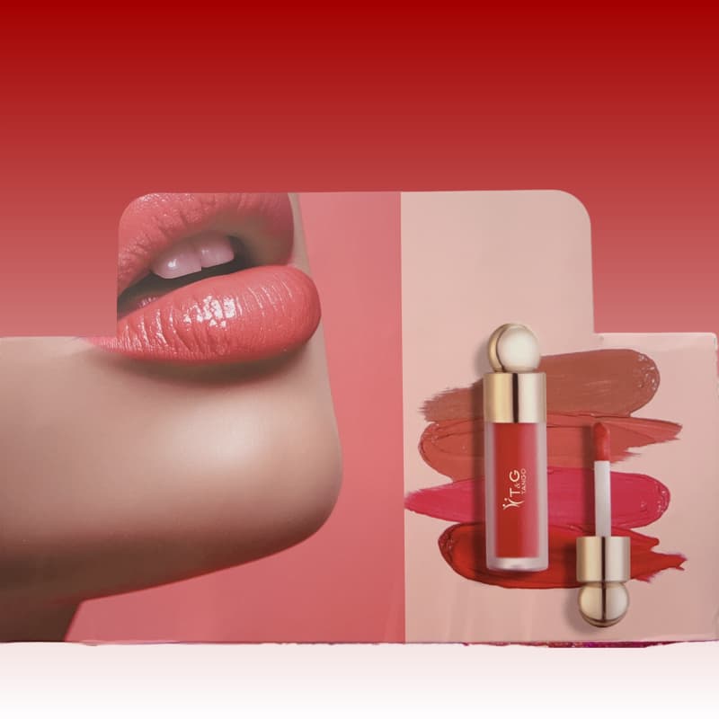 8 Cores Batom Líquido e Brilho Labial Hidratante De Longa Duração-T&G Tango