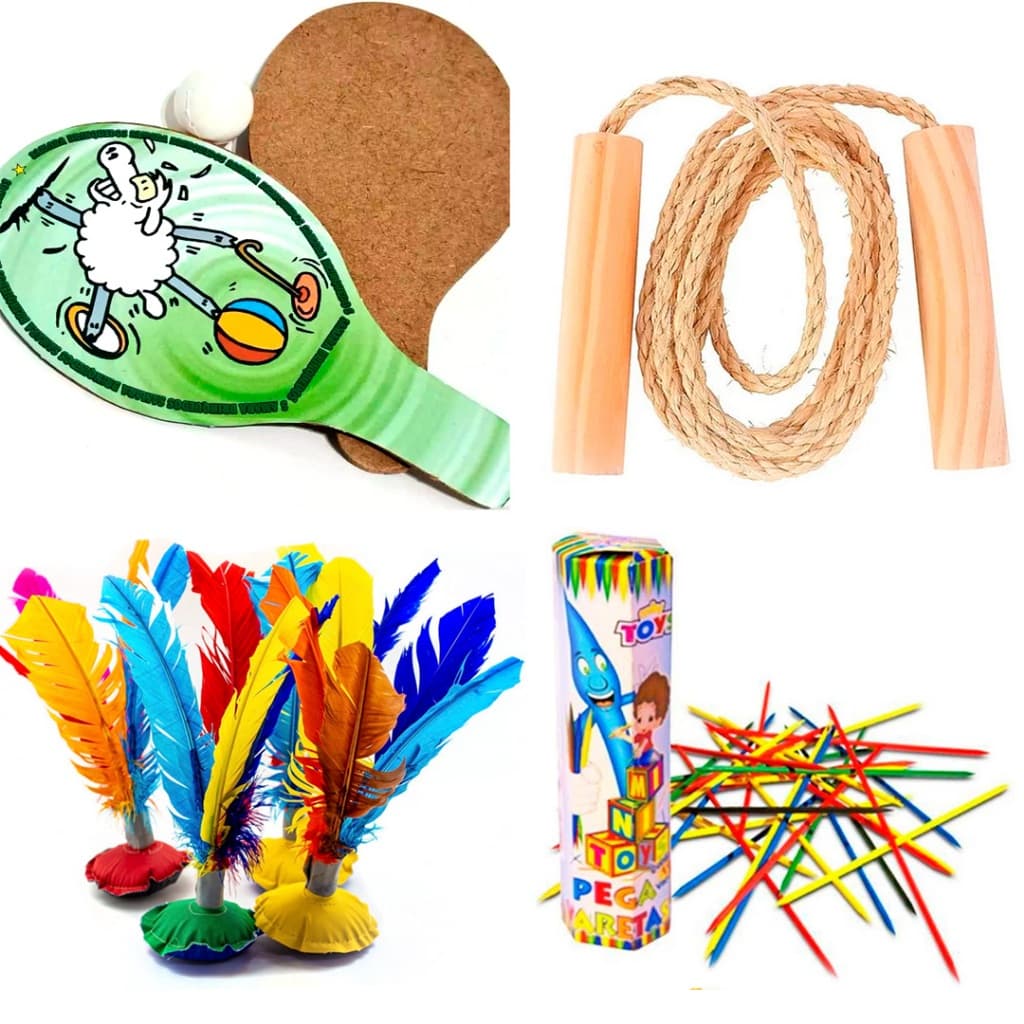 Kit 40 Brinquedos Divertidos p/ Prenda Doação Natal Lembrancinha Saquinho Surpresa Infantil Atacado
