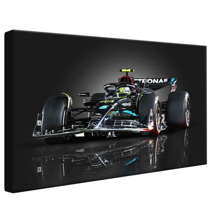 Quadro Decorativo Formula 1 Lewis Hamilton 40x60 cm