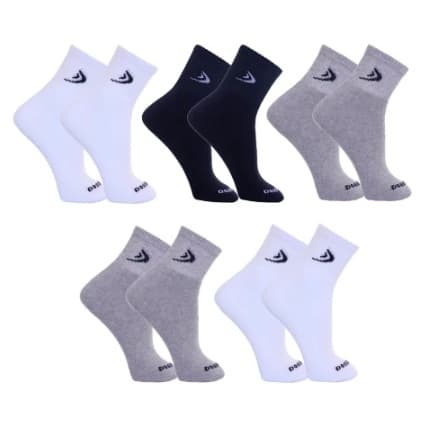 Kit 5 Pares Meias Cano Curto Algodão Masculina Dorbe Original Meia Curta Masculino Qualidade