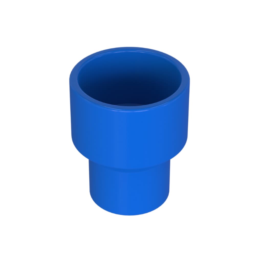 10 Unidades Luva De Redução 32mm x 25mm Irrigação Azul Durín