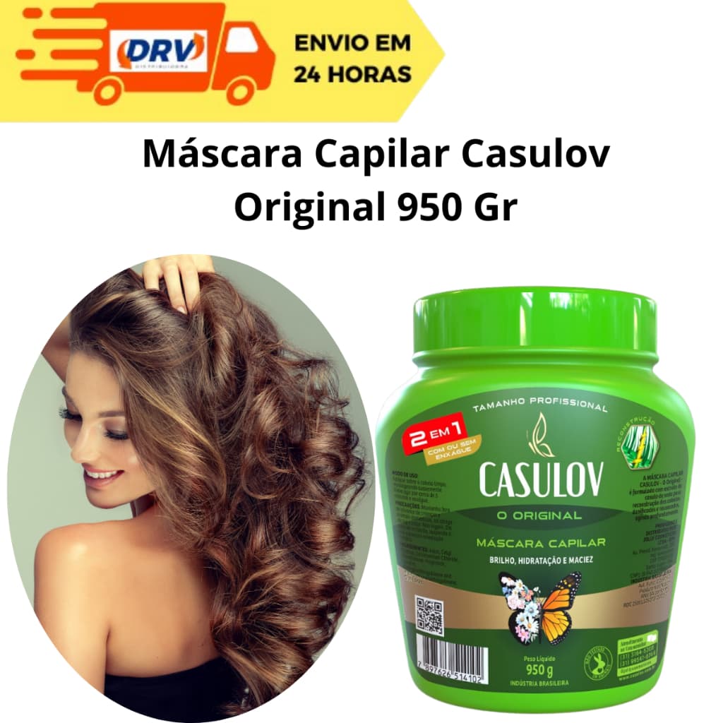 Máscara Capilar Casulov 2 em 1 Original 950 Gr - Máscara Capilar - Creme para Hidratação - Máscara