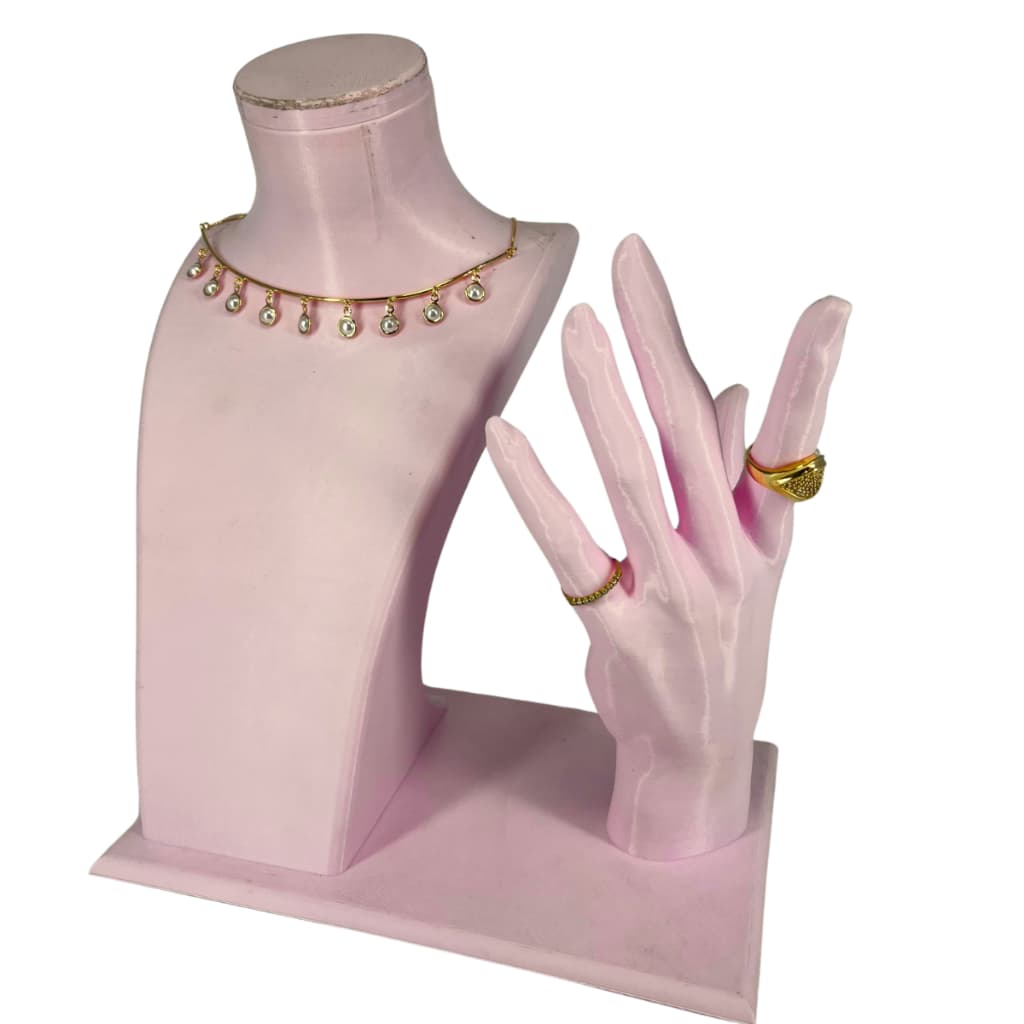 Expositor de Joias Busto Para Colar Pulseiras Aneis  Para Lojas e Vitrines