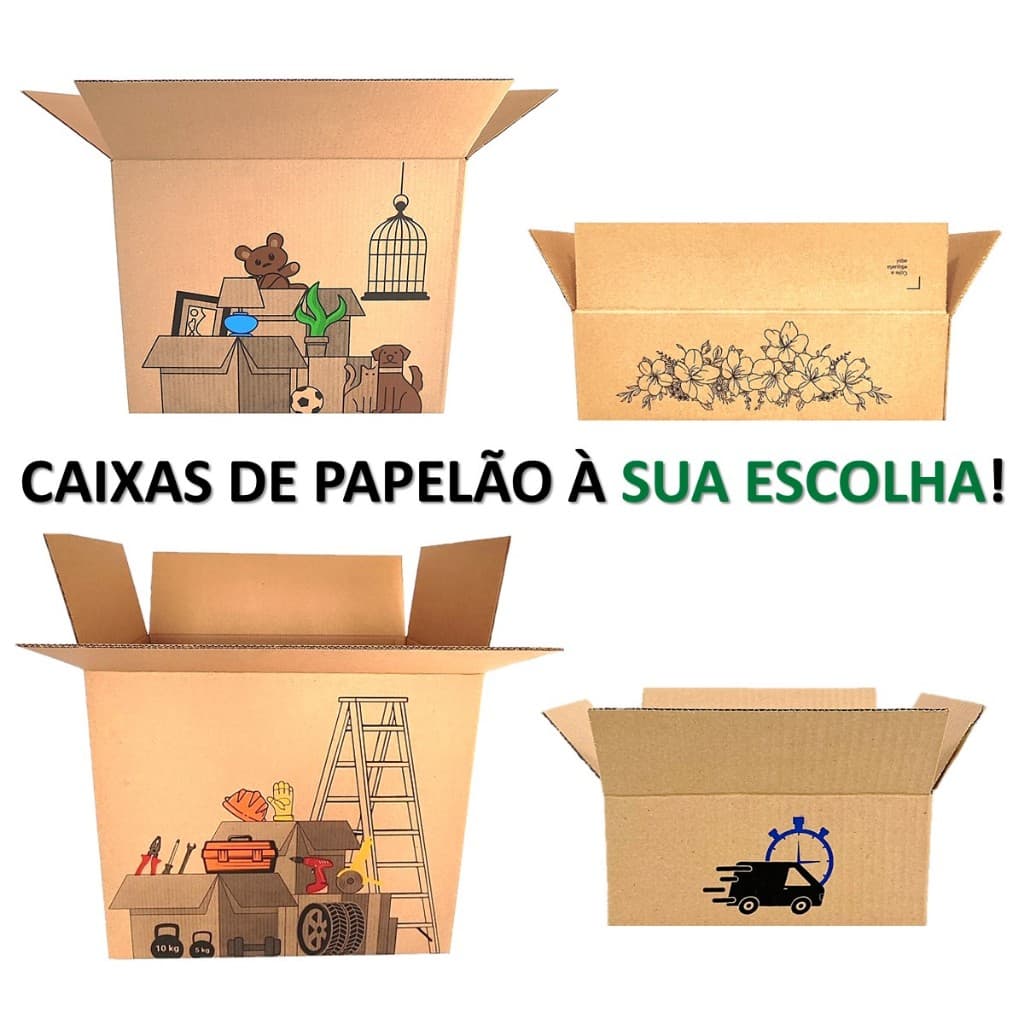 Kit Caixas de Papelão Escolha a Quantidade/Medida Melhor Preço e Qualidade