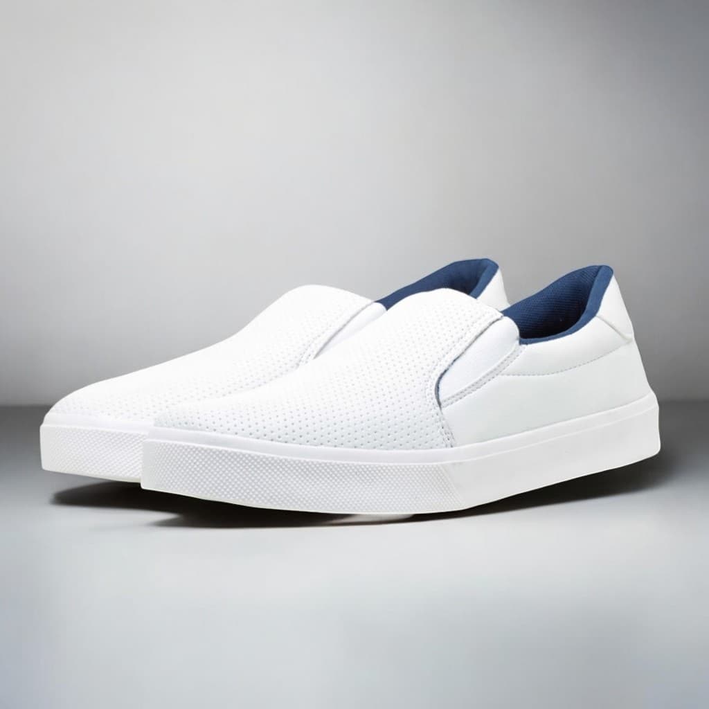 Tênis Sapatênis Masculino Casual Iate Em Couro Legitimo Confortável Slip On Para Dia a Dia