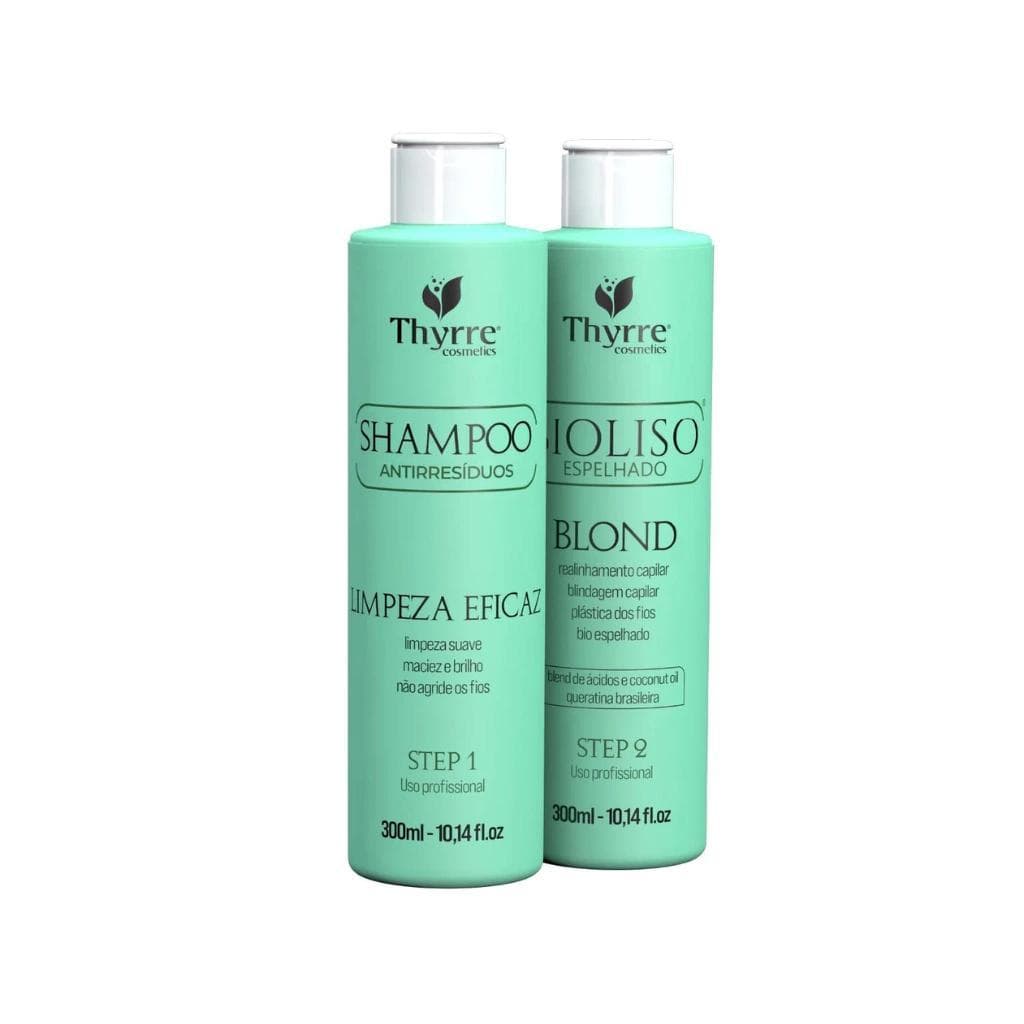 Kit BioLiso Escova Progressiva 300ml SemiDefinitiva 0% Formol + Shampoo Limpeza Eficaz