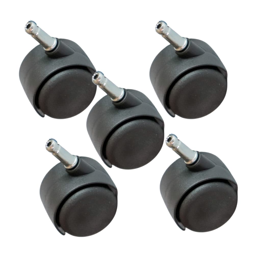 Kit Rodinhas de 22mm para Cadeiras | Rodízio Resistente Pino 10mm Sem Anel