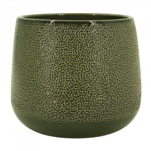 Vaso Cachepot Cerâmica Holandês - Bretagne Points Musgo