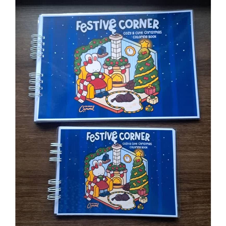 LIVRO DE COLORIR FESTIVE CORNER