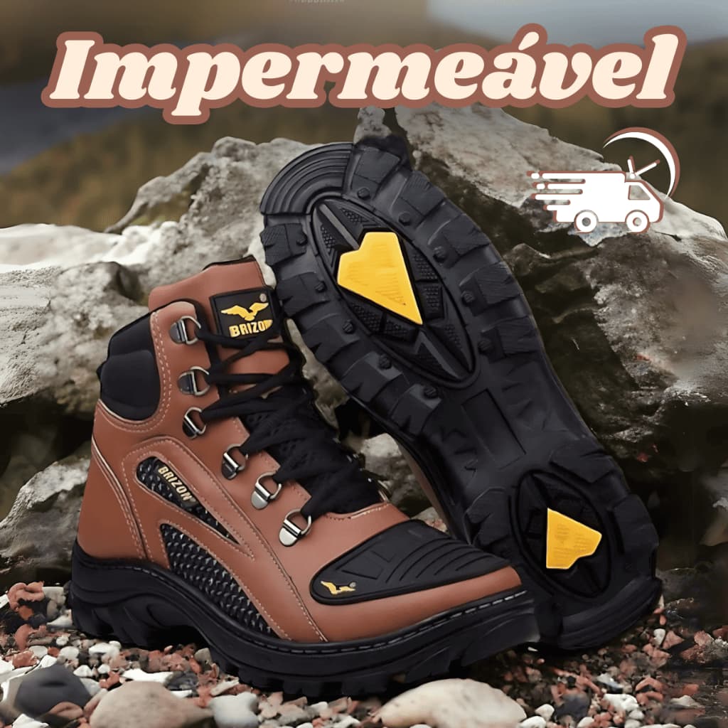 Bota Coturno Estilo CAT Botina Masculino Impermeável Pronta Entrega Promoção - 36 ao 43