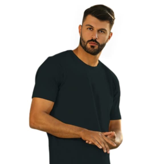Camisa Básica Tecido Grosso Alta Qualidade Camiseta