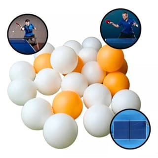 Kit 6 Bolinhas de Ping Pong 40 mm para Tênis de Mesa