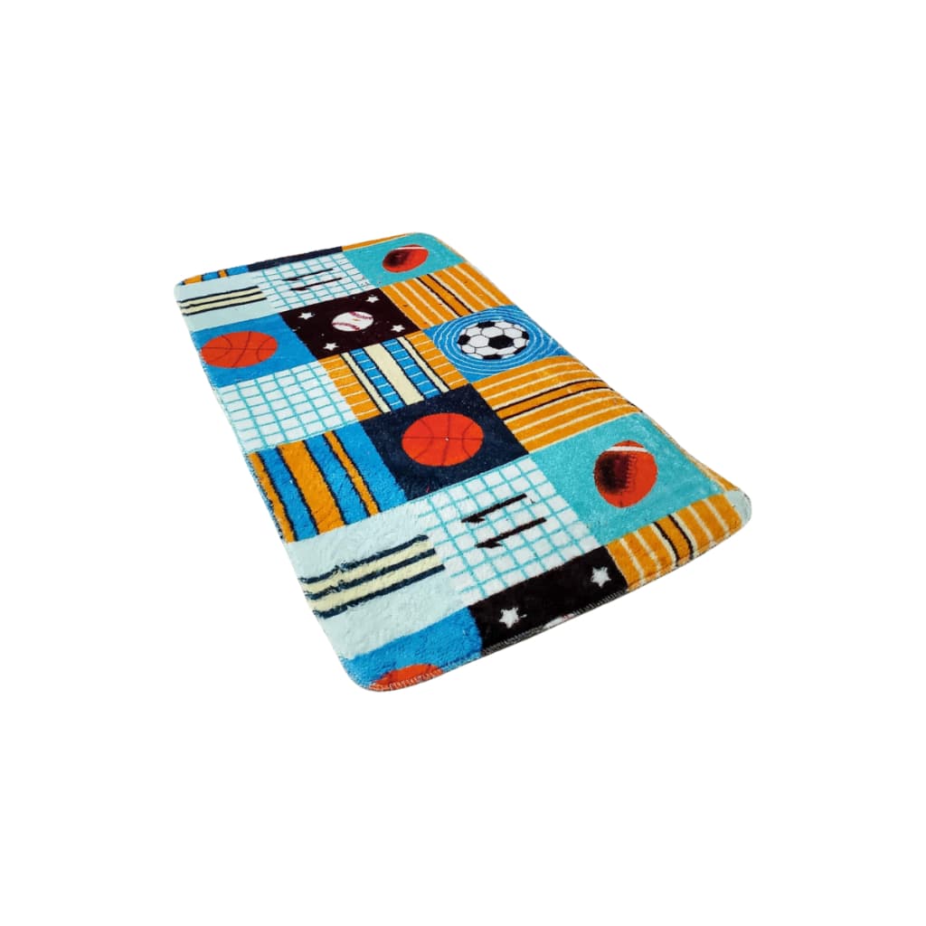 Tapete Infantil Carpete Estampado Anti Derrapante Pelinho Macio Quarto Oferta Ralâmapago !