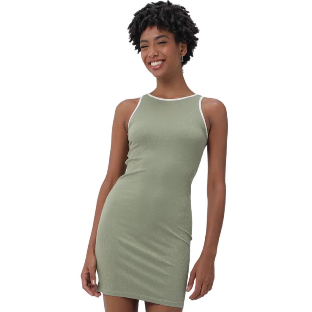 Kit 3 Vestido Blogueira Cubinho Canelado Curto Justinho