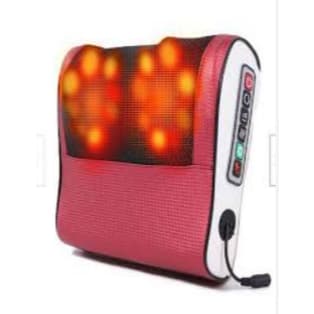 Massageador de costas, almofada de massagem e zíper de ocultar para casa para o escritório