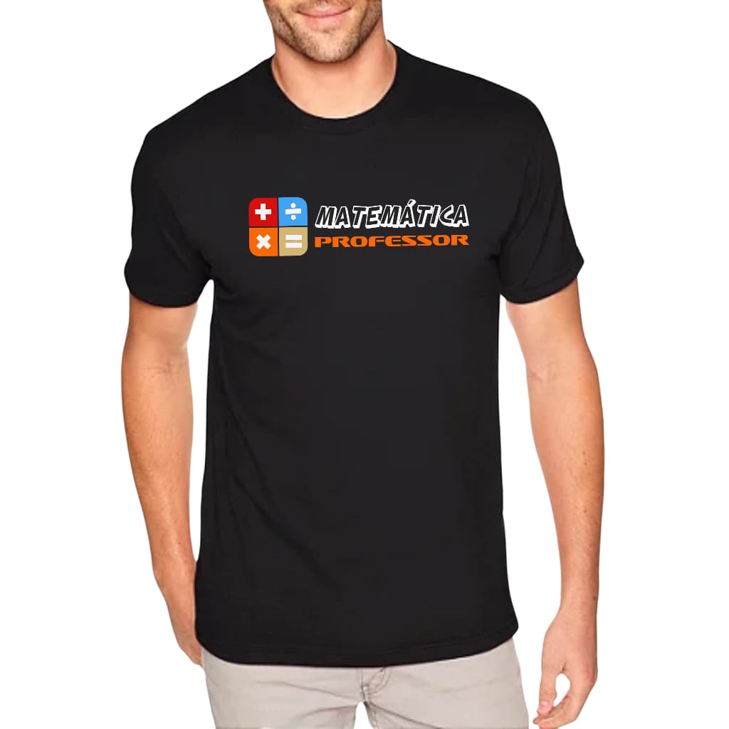 CAMISETA PROFESSOR MATEMATICA 100% ALGODÃO!