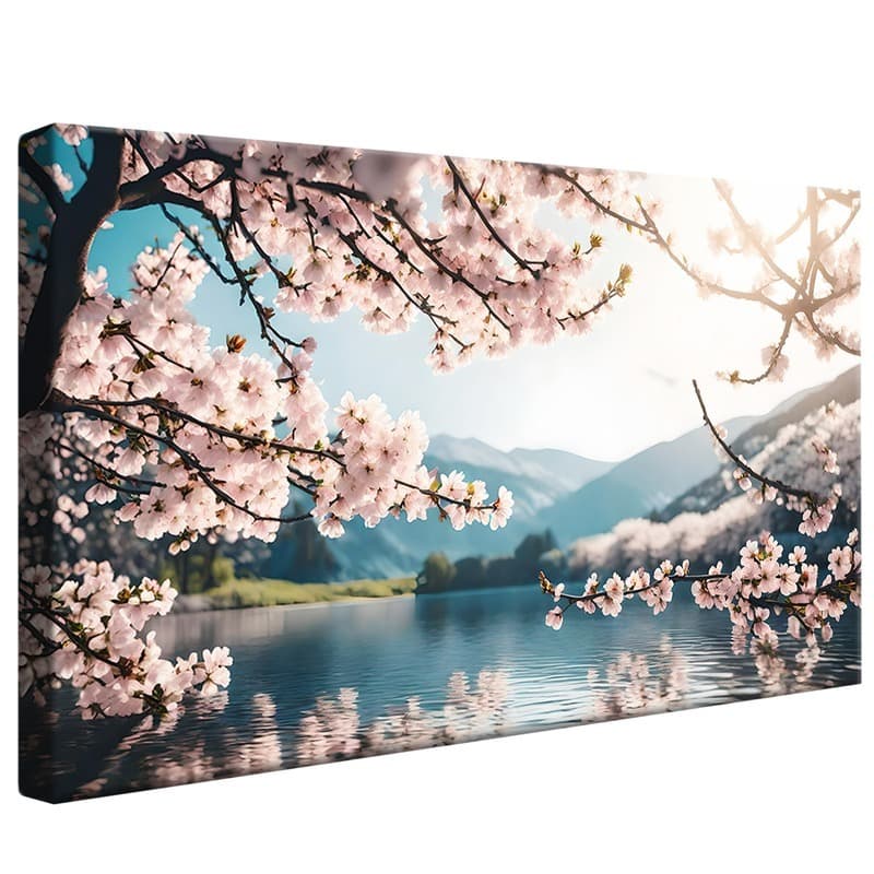 Quadro Decorativo Árvore de Cerejeira Full Hd