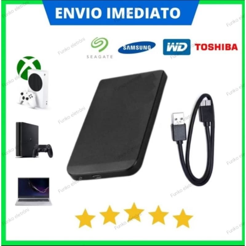 HD externo 160GB/250GB/320GB/ 500GB/ 1TB USB 3.0 xbox / ps3 / ps4 / Tv - Garantia - ENVIO IMEDIATO