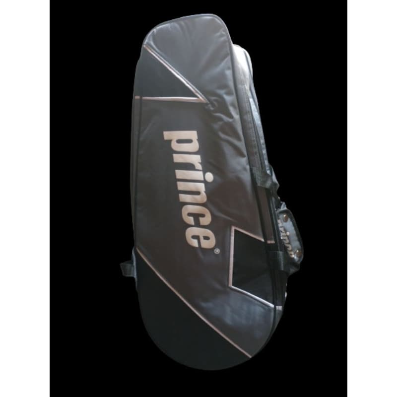 Raqueteira Prince 5 raquetes com duplo compartimento térmico reforçada nova zero