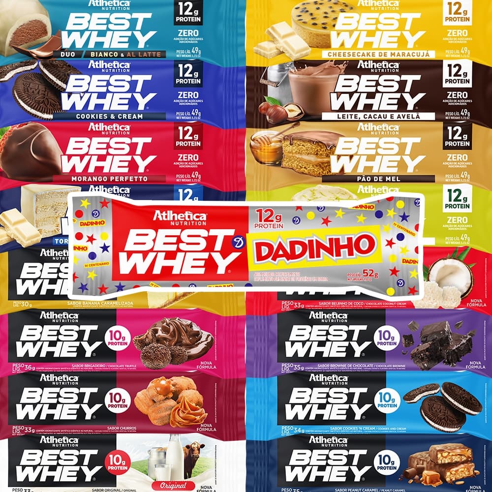 Best Whey Bar Atlhetica Nutrition Todos os Sabores