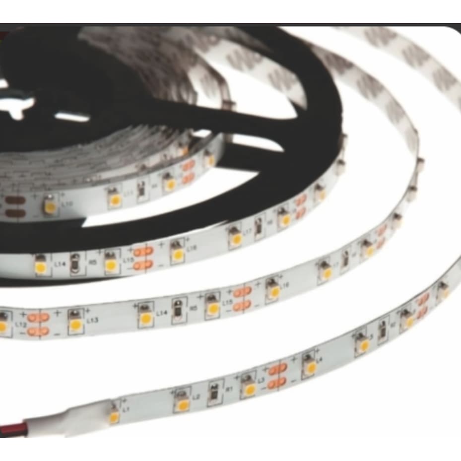 FITA SMD ECOLED 8MM 5M 4W 60 LEDS C/ ACESSORIOS S/ SILICONE ADESIVA 6500K AUTOVOLT