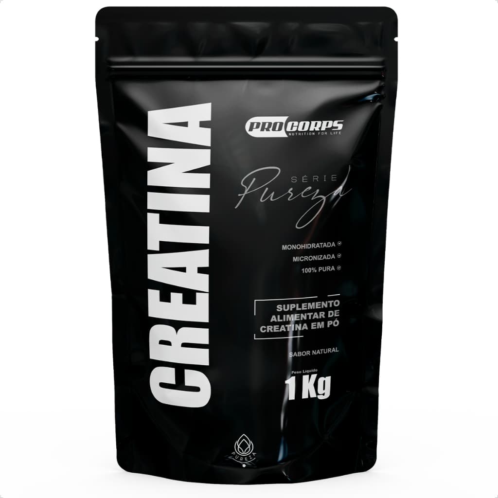Creatina pura monohidratada 1Kg Pro Corps - Sem sabor