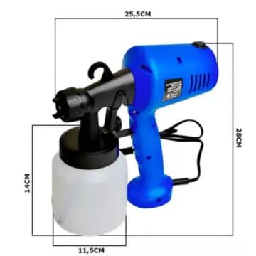 Pistola Elétrica 110v Spray Pulverizadora Pintura Tinta 110V