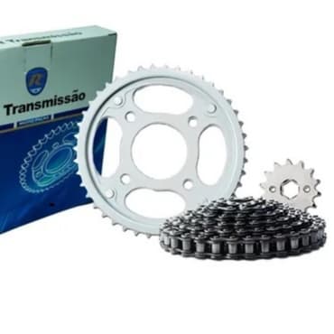 Kit Relação Transmissão Honda CB 300 ou Honda Cg Titan 83-99 Coroa Corrente Pinhão