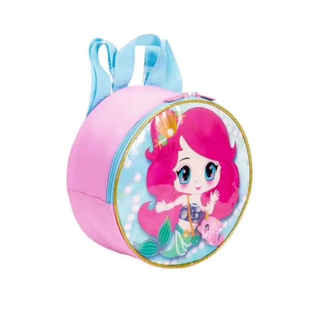 Lancheira Térmica Escolar Infantil Feminina Sereia Y Anime