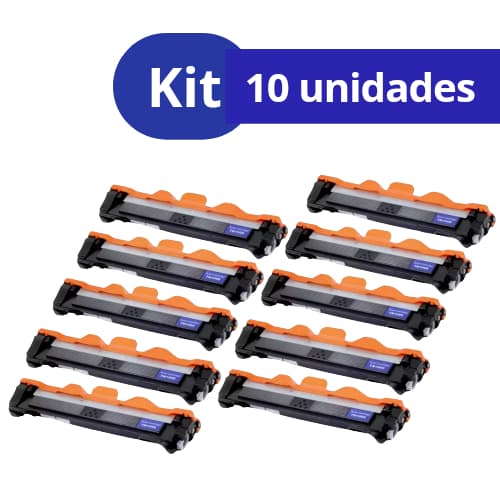 Kit 10 Toner compatível Brother TN1060 TN1000 HL1202 DCP1602 HL1212W impressora preto