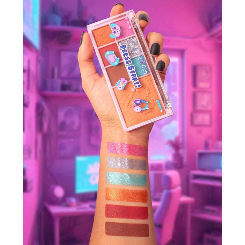 PALETA DE SOMBRA PRESS START CITY GIRLS