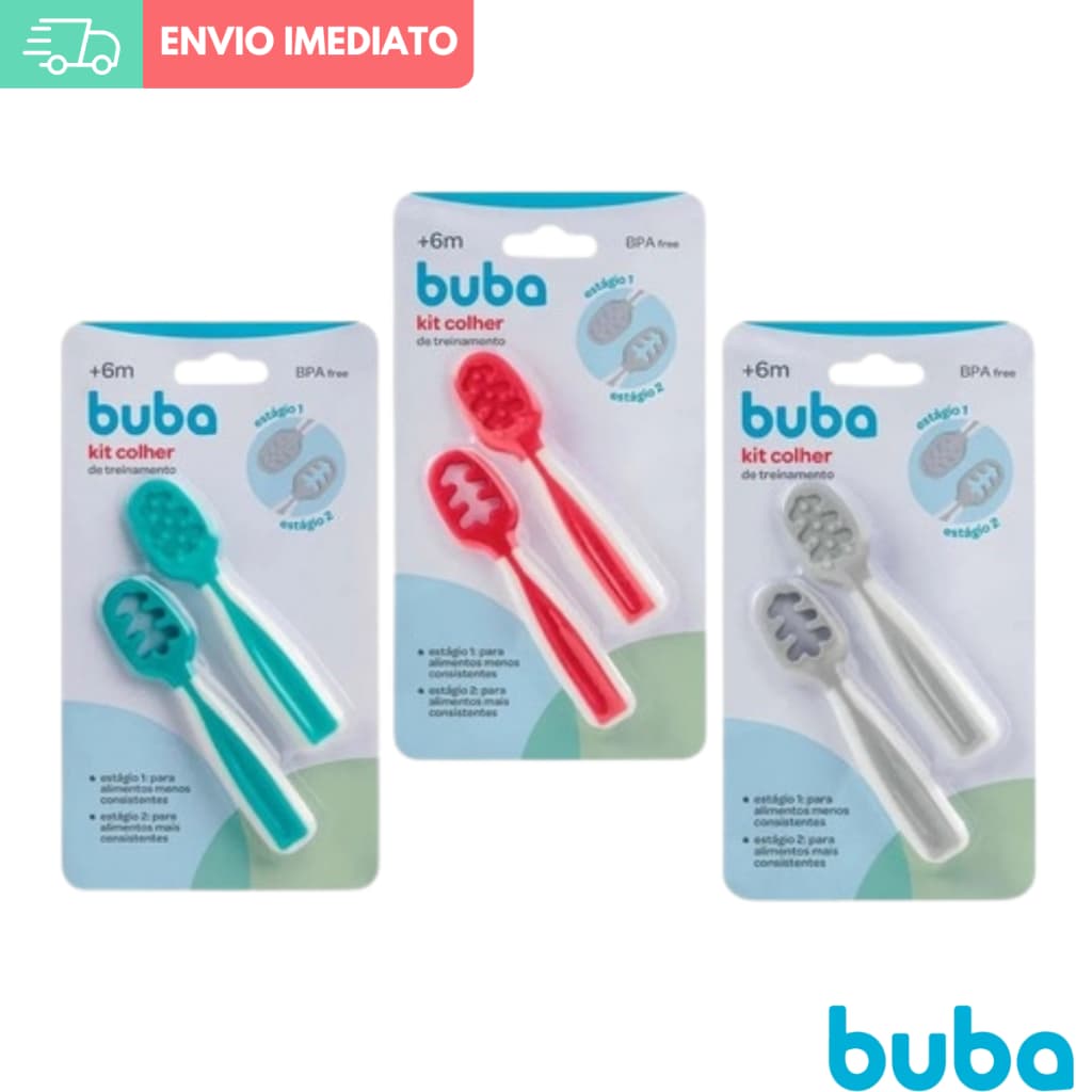 Colher Treinamento Bebe Kit Introdução Alimentar Papinha