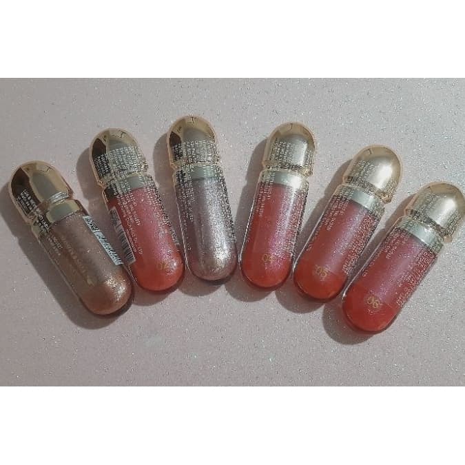 Gloss labial lua e neve textura suave.