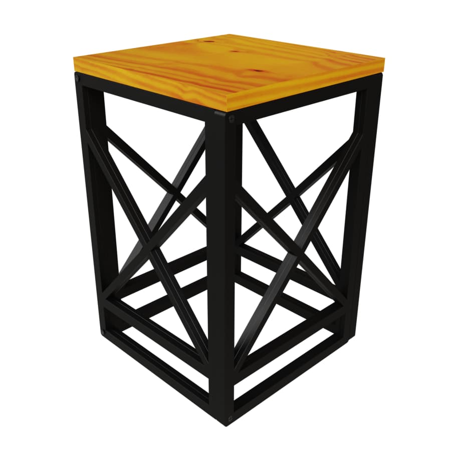 Base de Vaso de Plantas – Madeira Selada com Design Moderno